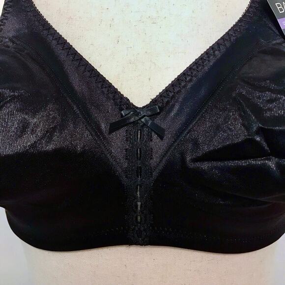 Bali NWT Black Cool Comfort Bra Women 40B - Picture 3 of 13